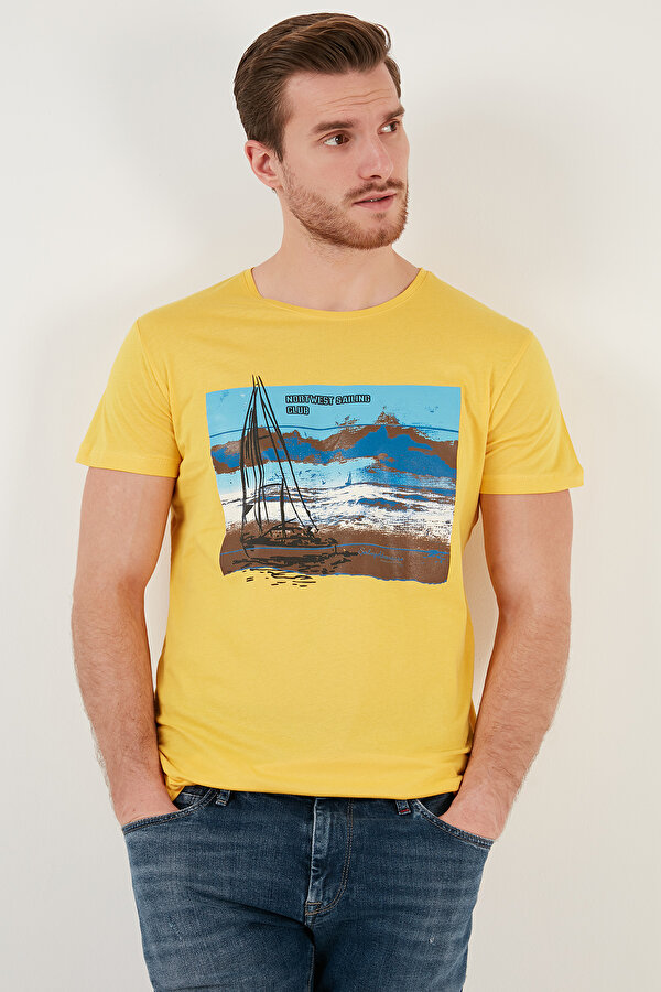 Buratti Erkek T Shirt 541YELKEN24 SARI