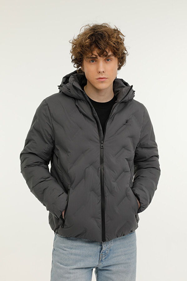 Lumberjack M-SN17 HENRY COAT 2PR D GREY Man 052