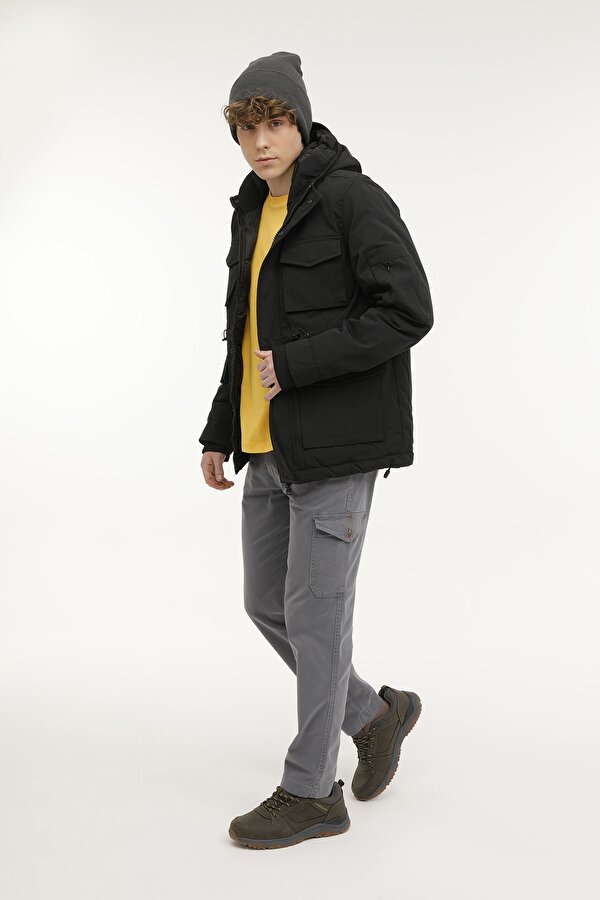 Lumberjack M-BRETT COAT 2PR BLACK Man 052