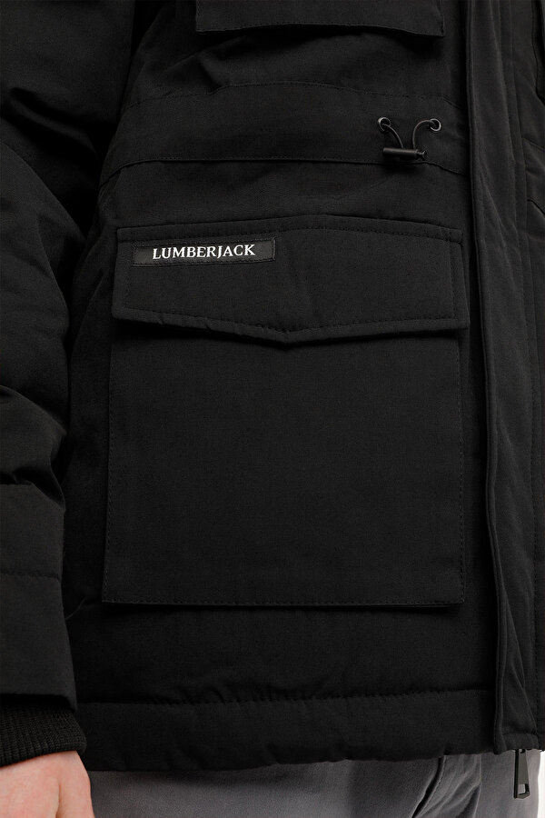 Lumberjack M-BRETT COAT 2PR BLACK Man 052