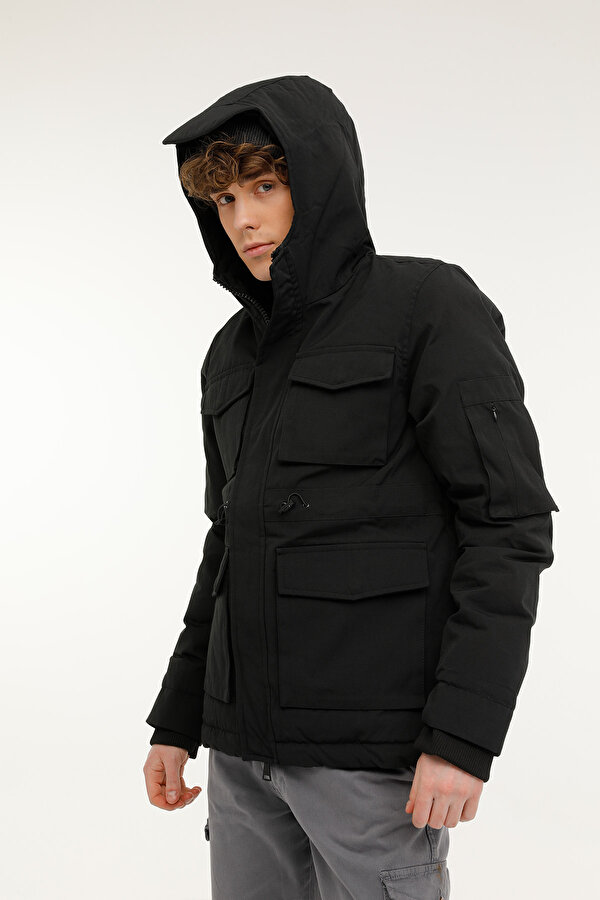 Lumberjack M-BRETT COAT 2PR BLACK Man 052