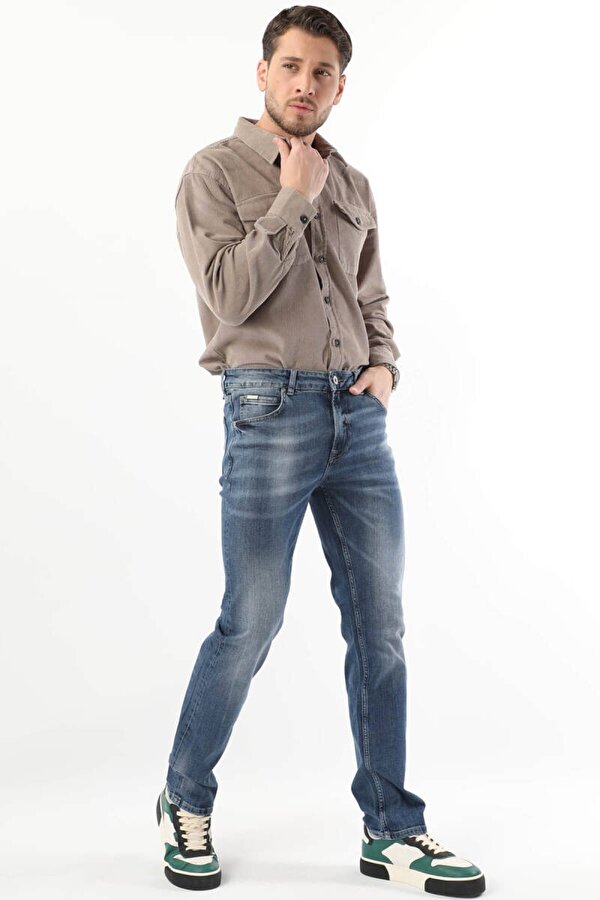 Banny Jeans Erkek Regular Fit Jean Pantolon Mavi