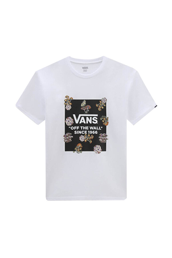 Vans FUNGI BOX FILL TEE-B Beyaz Erkek Kısa Kol T-Shirt