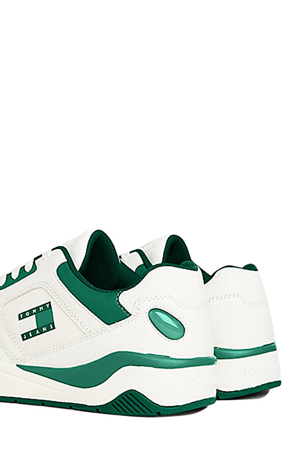 Tommy Hilfiger TJM LEATHER OUTSOLE COLOR Beyaz Erkek Sneaker