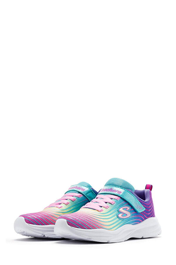 Skechers POWER JAMS - PASTEL SPEED Mavi Kız Çocuk Comfort Ayakkabı