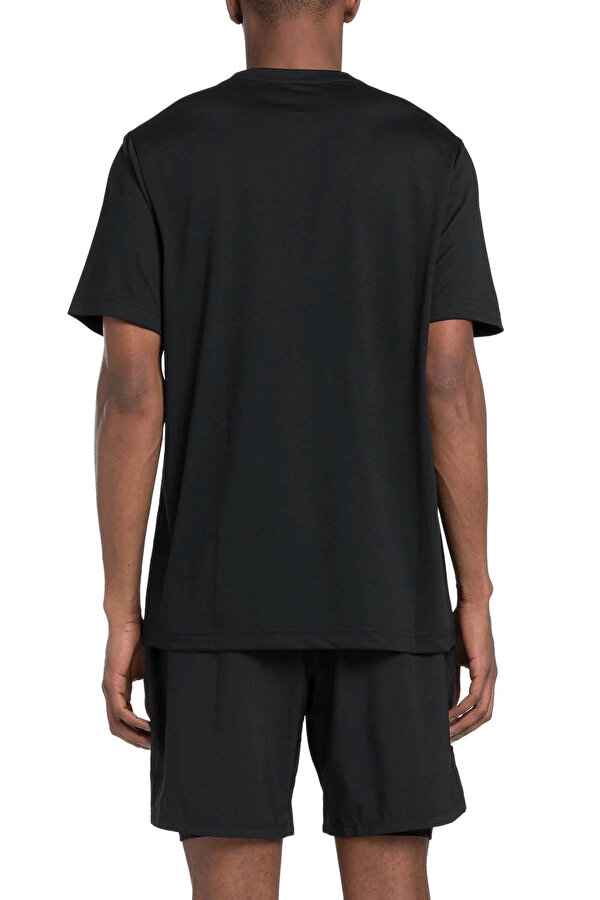Reebok Run Graphic Ss Tee Черный Мужчина Футболка