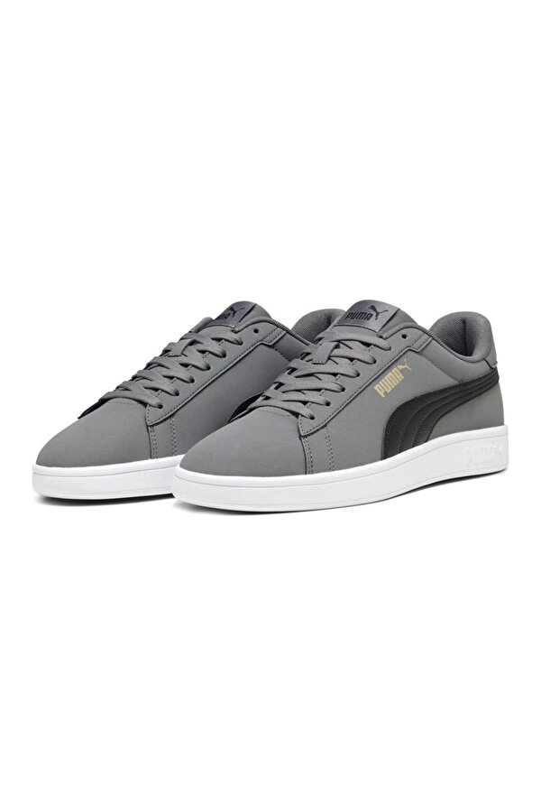 Puma Smash 3.0 Buck Erkek Gri Sneaker Ayakkabı 39233602