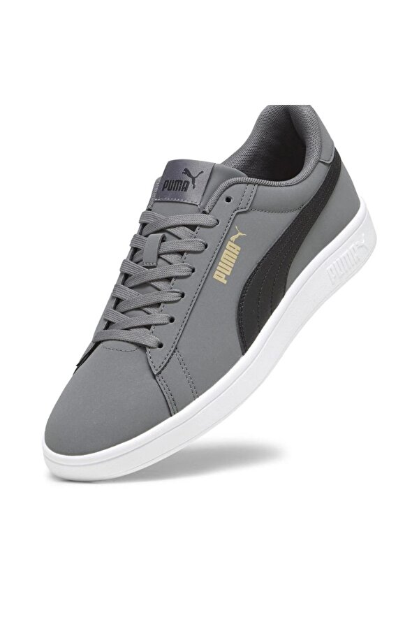 Puma Smash 3.0 Buck Erkek Gri Sneaker Ayakkabı 39233602
