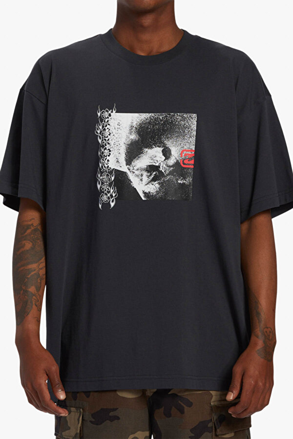 Billabong CENTERFOLD TEES Siyah Erkek Kısa Kol T-Shirt