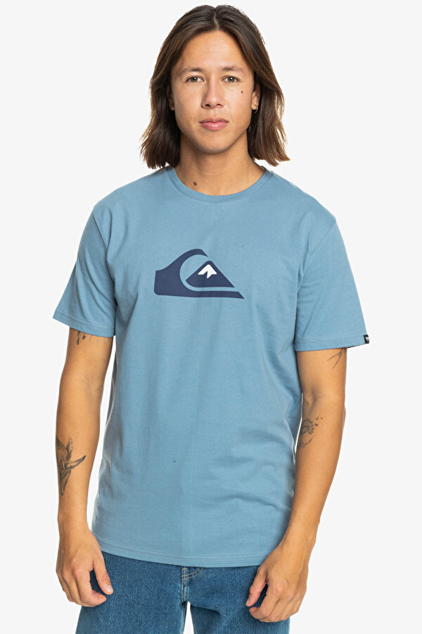 Quiksilver COMPLOGO TEES Mavi Erkek Kısa Kol T-Shirt