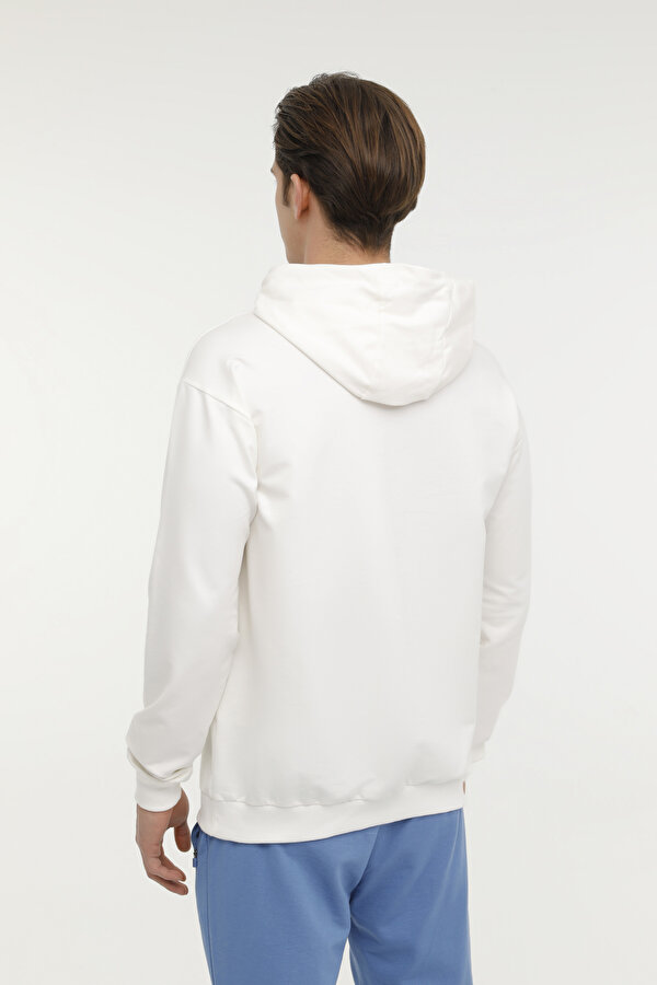 Kinetix M-SN88 BASIC HOODIE 2PR ECRU Man 449