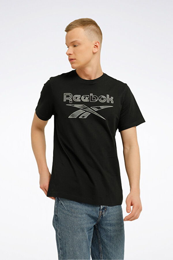 Reebok ID Camo T-Sh Siyah Erkek Kısa Kol T-Shirt