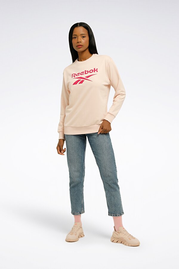 Reebok Ri Bl Fleece Crew Розовый 010 Женщина Джемпер