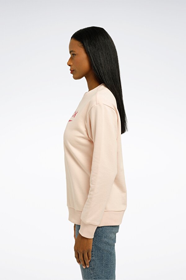 Reebok Ri Bl Fleece Crew Розовый 010 Женщина Джемпер