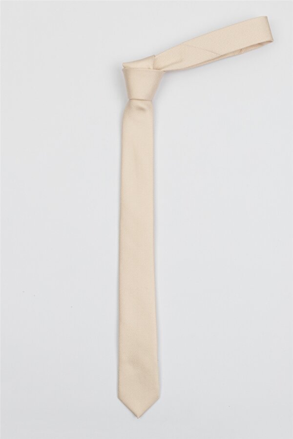 Tudors Desenli İnce Kahverengi Erkek Kravat