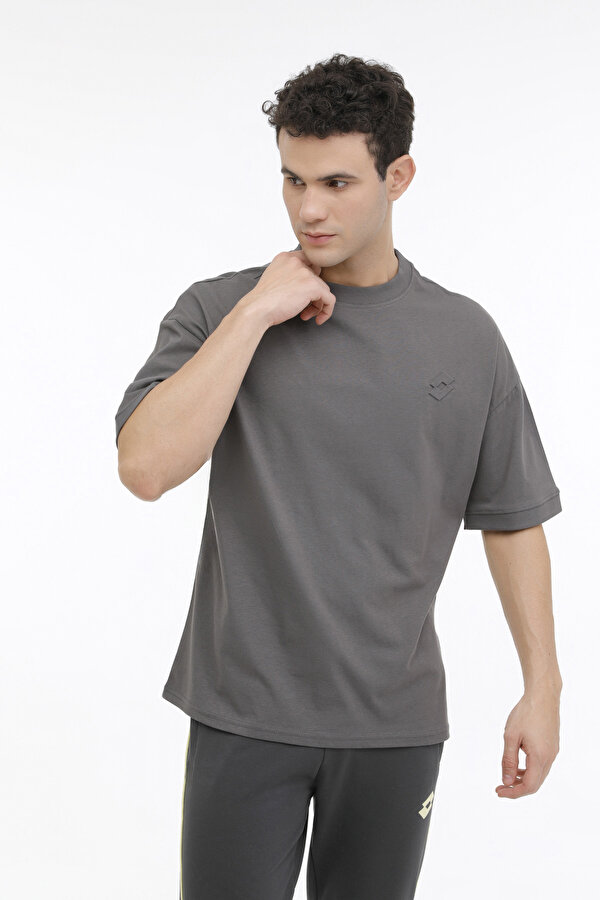 Lotto M-AISON T-SH 4FX Antrasit Erkek Kısa Kol T-Shirt
