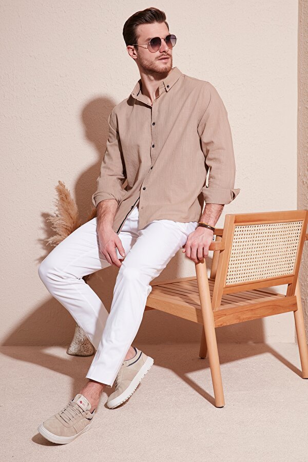 Buratti Erkek Gömlek CF20S111871 TOPRAK