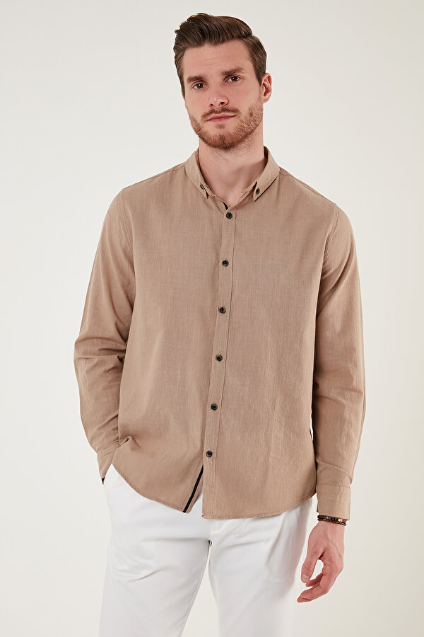 Buratti Erkek Gömlek CF20S111871 TOPRAK