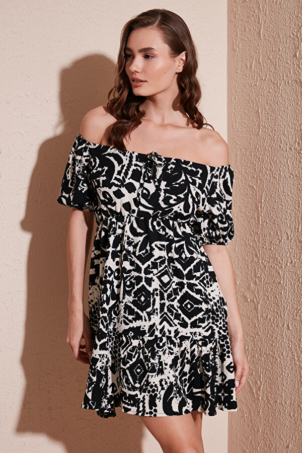 Lela Bayan Elbise 5865728 SİYAH