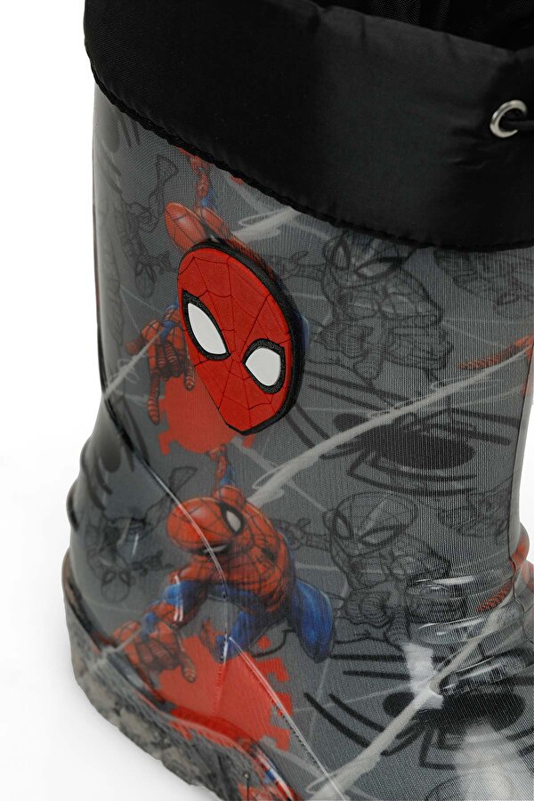 Spiderman TASE.P4PR GRI Erkek Çocuk Yağmur Çizmesi