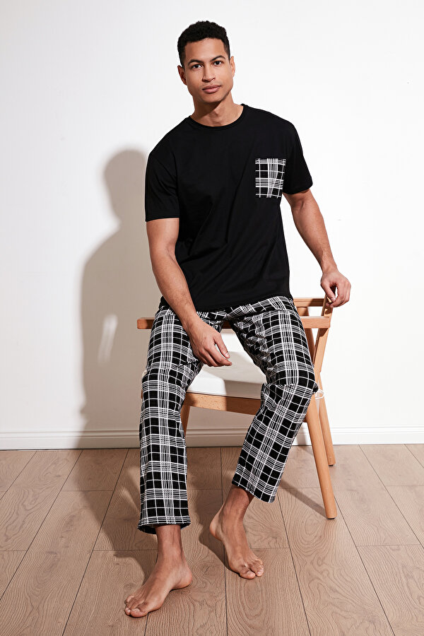 Buratti Erkek Pijama Takımı 6572002 SİYAH-BEYAZ