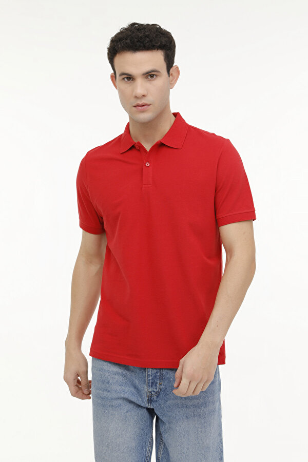Kinetix M-SN328 T-SHIRT 4FX Kırmızı Erkek Kısa Kol T-Shirt
