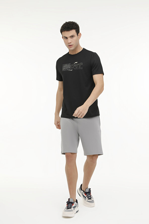 Kinetix ML LIME 11PRF403 4PR Siyah Erkek Kısa Kol T-Shirt