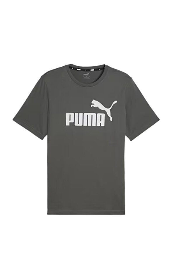 Puma ESS Logo Tee GRI Erkek Kısa Kol T-Shirt