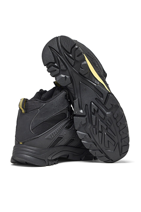 Tonny Black Unisex Sarı Siyah Rahat Kalıp Suı İtici Özellikli Bağcıklı Unisex Bot