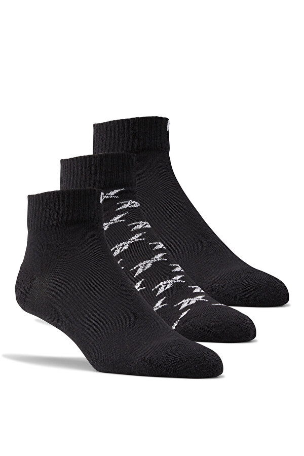 Reebok CL FO Ankle Sock 3P BLACK Unisex 123