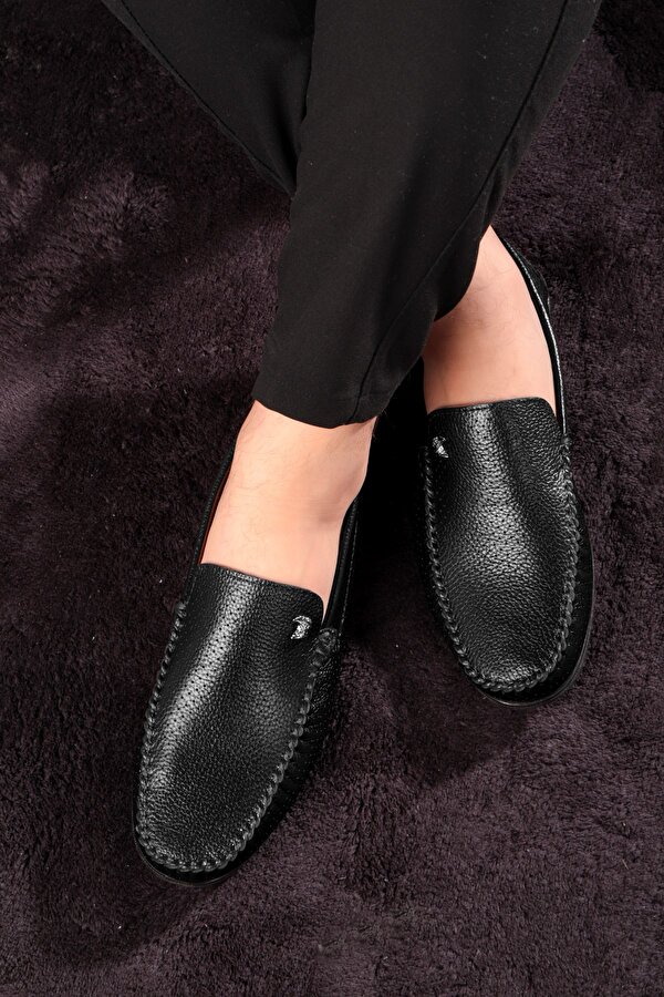Ducavelli Fruga Hakiki Deri Erkek Günlük Ayakkabı, Loafer Ayakkabı, Hafif Ayakkabı