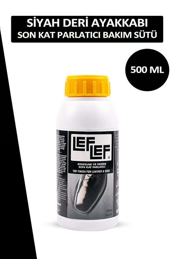 Dopar Bağcık + Nuri Leflef Ayakkabı ve Deri Son Kat Parlatıcı Bakım Sütü 500 ML Set