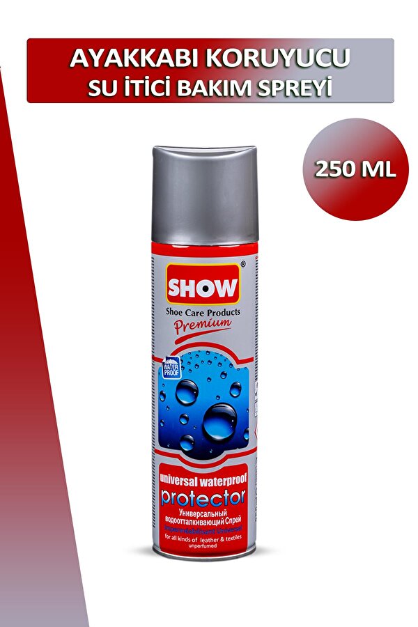 Dopar Bağcık + Show Ayakkabı Koruyucu ve Su İtici Bakım Spreyi 250 ML Set