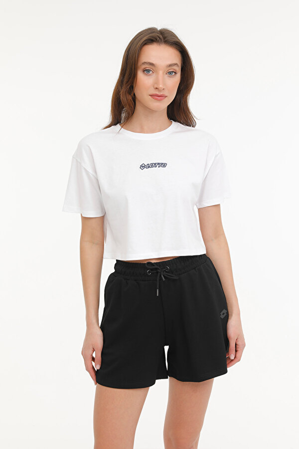 Lotto W-KEPY T-SH 4FX Beyaz Kadın Kısa Kol T-Shirt