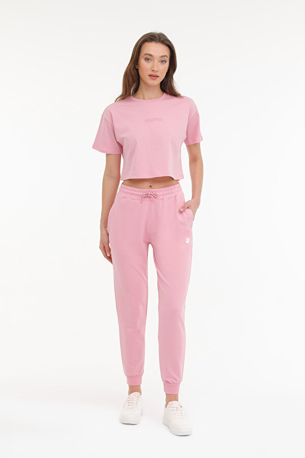 Lotto W-KEPY T-SH 4FX Pembe Kadın Kısa Kol T-Shirt