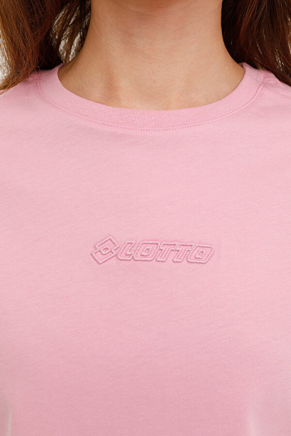Lotto W-KEPY T-SH 4FX Pembe Kadın Kısa Kol T-Shirt