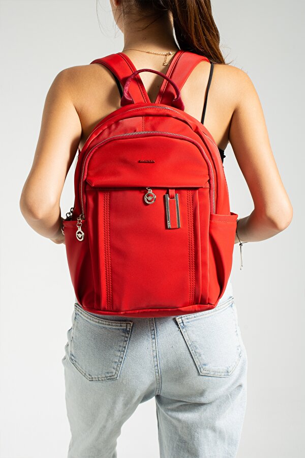 MEGA BAG Mega Kadın Paraşüt Kumaş Orta Boy Sırt Çantası