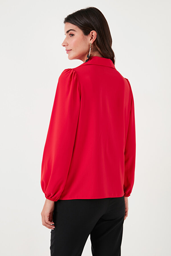 Lela Bayan Bluz 611BZ0353 KIRMIZI