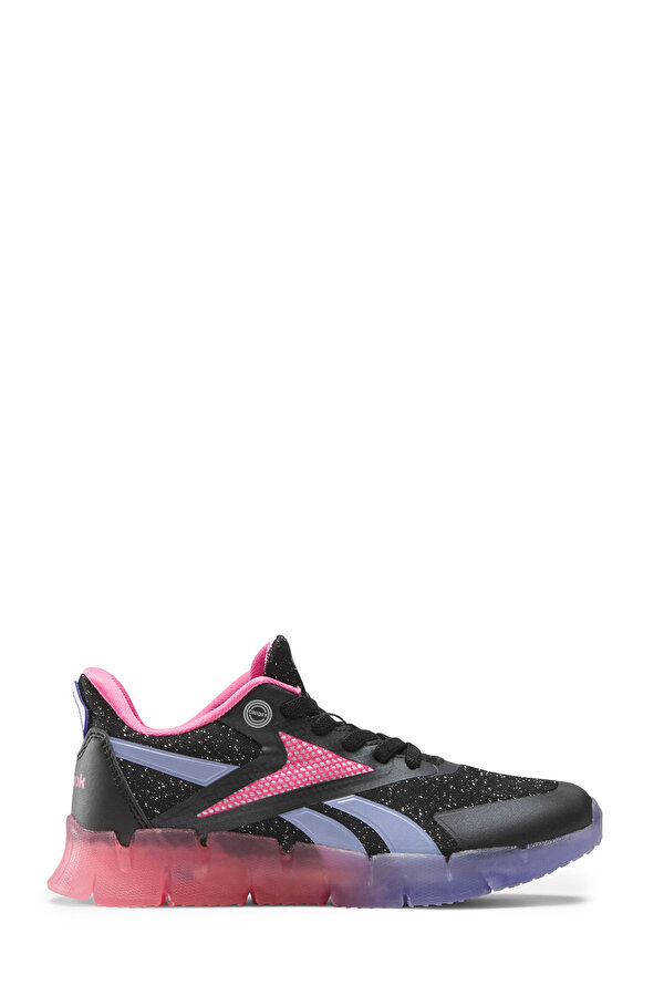 Reebok ZIG N' GLOW ELASTIC LACE Siyah Kız Çocuk Koşu Ayakkabısı