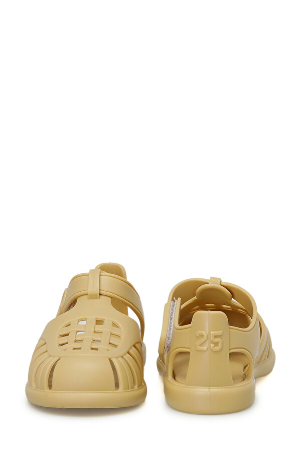 TOBBY SOLID Kahverengi Unisex Çocuk Düz Sandalet - Görsel 6