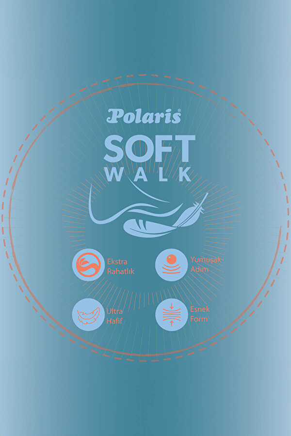 Polaris 323603.Z 4FX Nar Çiçeği Kadın Kalın Taban Sandalet