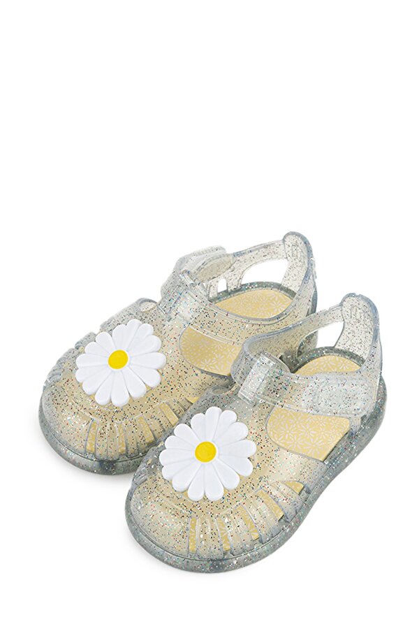 Igor TOBBY GLOSS FLOR Beyaz Unisex Çocuk Düz Sandalet