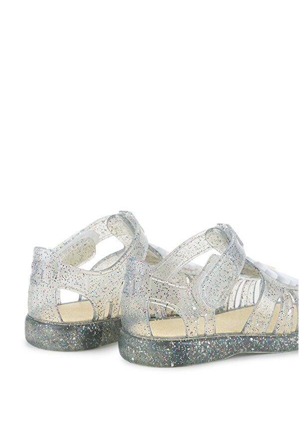 Igor TOBBY GLOSS FLOR Beyaz Unisex Çocuk Düz Sandalet