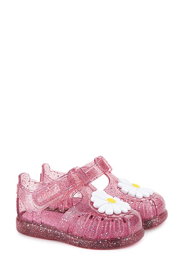 Igor TOBBY GLOSS FLOR Fuşya Unisex Çocuk Düz Sandalet