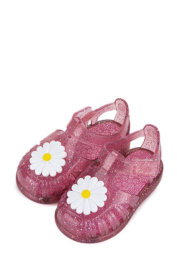 Igor TOBBY GLOSS FLOR Fuşya Unisex Çocuk Düz Sandalet