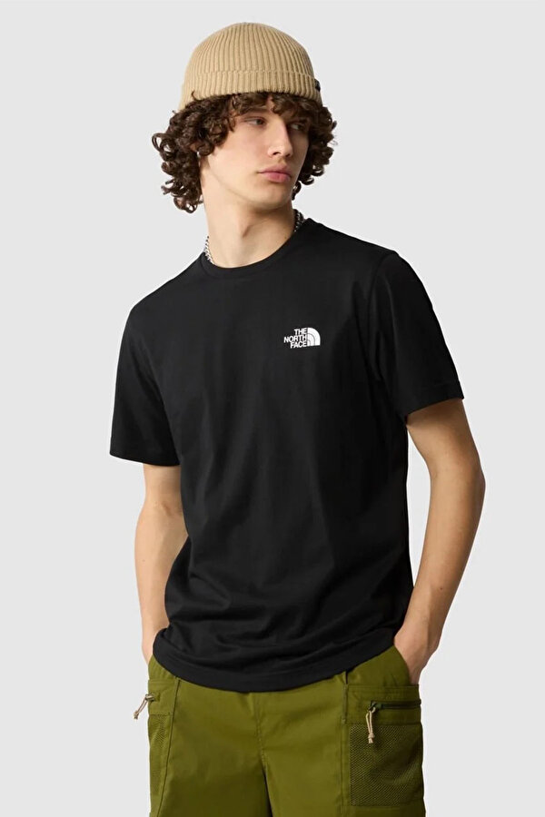 The North Face M S/S SIMPLE DOME TEE Siyah Erkek Kısa Kol T-Shirt