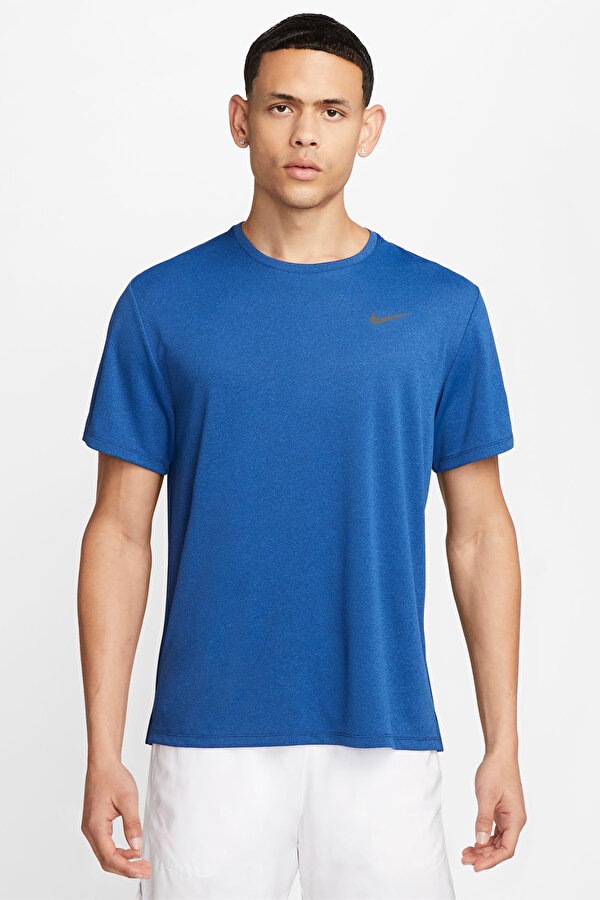 Nike M NK DF UV MILER SS Mavi Erkek Kısa Kol T-Shirt
