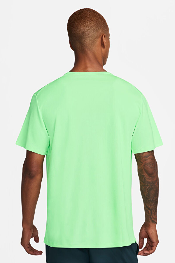 Nike M NK DF UV MILER SS Yeşil Erkek Kısa Kol T-Shirt