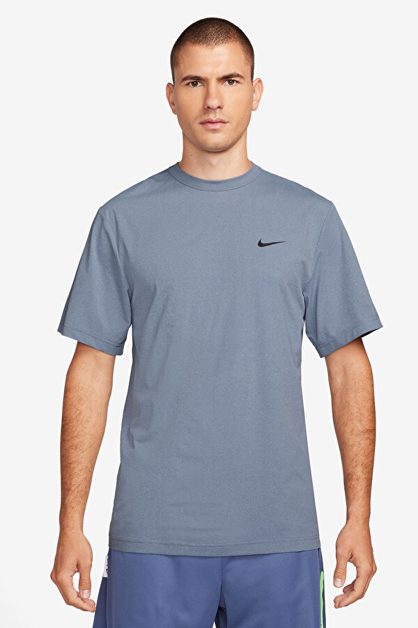 Nike M NK DF UV HYVERSE SS Mavi Erkek Kısa Kol T-Shirt