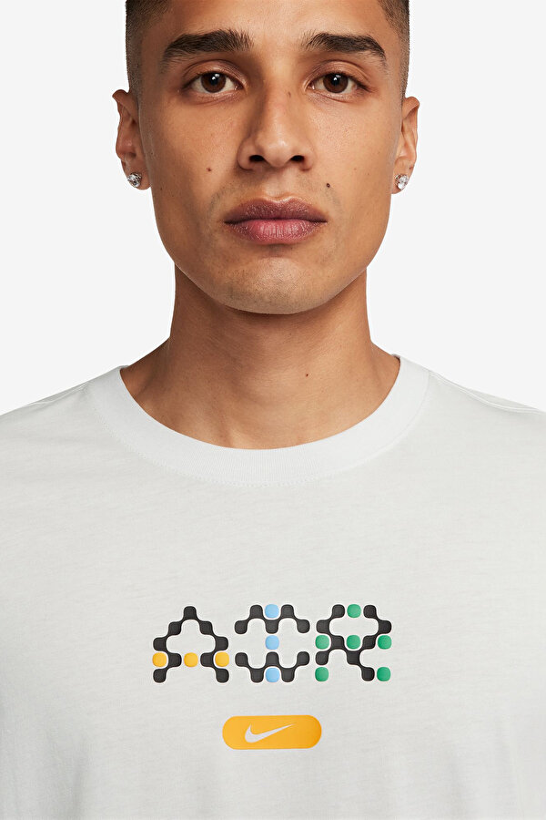 Nike M NSW TEE OC HBR PK1 Beyaz Erkek Kısa Kol T-Shirt